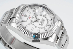 NEW 2023 / ZF FACTORY BEST 1:1 / ROLEX SKY DWELLER 326934 DUAL TIME 42MM CAL.9001