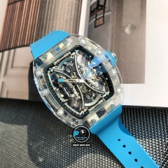 VIP NEW 2021 / ORIGINAL FACTORY BEST 1:1 / RICHARD MILLER RM 53-02 SHAPHIRE CRYSTAL TOURBILLION LIMITED
