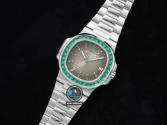 NEW 2022 / GR FACTORY BEST 1:1 / PATEK PHILIPPE NAUTILUS 5711 DIAMOND COLOR 💎 40MM 9015/CAL324