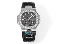 NEW 2023 / GR FACTORY BEST 1:1 / PATEK PHILIPPE NAUTILUS 5724 STEEL CAL.240PS FULL OPTION