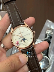 NEW 2023 / APS FACTORY BEST 1:1 / JAGER LECOULTRE MASTER ULTRA THIN MOON PHASE Q1368420