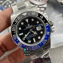 NEW 2021 / CLEAN FACTORY BEST 1:1 / ROLEX GMT MASTER II BATMAN THÉP 904L CAL.3186