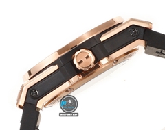 NEW 2022 / MS FACTORY BEST 1:1 / HUBLOT ONE CLICK STEEL DIAMOND RAINBOW KING GOLD 39MM HUB.1270