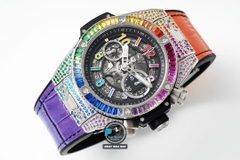 NEW 2022 / ZF FACTORY BEST 1:1 / HUBLOT BIG BANG UNICO DIAMOND RAINBOW 45MM HUB.1280