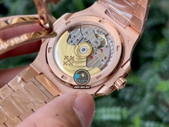 VIP NEW 2021 / ORIGINAL FACTORY BEST 1:1 / PATEK PHILIPPE NAUTILUS 5711/1R 40MM VÀNG HỒNG 18K. VÀNG KIM CƯƠNG THIÊN NHIÊN