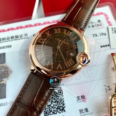 VIP NEW 2023 / ORIGINAL FACTORY BEST 1:1 / CARTIER BALLON BLEU 18K GOLD 42MM