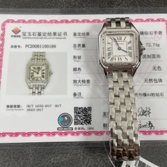 VIP NEW 2020 / ORIGINAL FACTORY BEST 1:1 / CARTIER PANTHÈRE DE 27 X 37MM 44 DIAMOND BEZEL VS 1.1