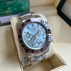 NEW 2022 / BETTER (3K) FACTORY BEST 1:1 / ROLEX DAYTONA OYSTER STEEL 116506IBL BLUE ICE DIAL 40 x 12,2MM CAL.4130