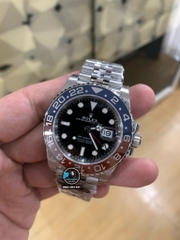 NEW 2021 / CLEAN FACTORY BEST 1:1 / ROLEX GMT MASTER II PESSI THÉP 904L CAL.3186