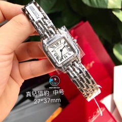 VIP NEW 2020 / ORIGINAL FACTORY BEST 1:1 / CARTIER PANTHÈRE DE 27 X 37MM 44 DIAMOND BEZEL VS 1.1