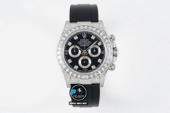 NEW 2022 / JVS FACTORY BEST 1:1 / ROLEX DAYTONA OYSTERFLEX 🌈 DIAMOND BAGUETTE 40 X 12,2MM CAL.7750