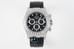 NEW 2022 / JVS FACTORY BEST 1:1 / ROLEX DAYTONA OYSTERFLEX 🌈 DIAMOND BAGUETTE 40 X 12,2MM CAL.7750