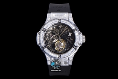 NEW 2022 / DX FACTORY BEST 1:1 / HUBLOT BIG BANG TOURBILLION LIMITED VER.3 DIAMOND