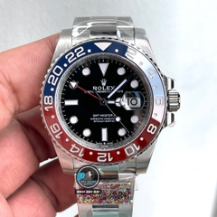 NEW 2021 / CLEAN FACTORY BEST 1:1 / ROLEX GMT MASTER II THÉP 904L CAL.3186