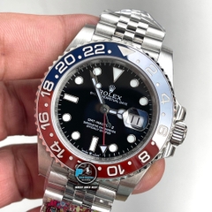 NEW 2021 / CLEAN FACTORY BEST 1:1 / ROLEX GMT MASTER II THÉP 904L CAL.3186