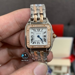 VIP NEW 2020 / ORIGINAL FACTORY BEST 1:1 / CARTIER PANTHÈRE DE 22 X 30MM NIỀN ĐÍNH 38 VIÊN KIM CƯƠNG THIÊN NHIÊN VVS 0,76 LY