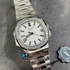 NEW 2020 / PPF FACTORY BEST 1:1 / PATEK PHILIPPE NAUTILUS 5711 VER.4 DIAMOND BEZEL