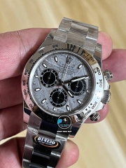 NEW 2023 / BETTER (3K) FACTORY BEST 1:1 / ROLEX DAYTONA 40 x 12,2MM CAL.4130 + THAY ĐỔI MẶT SỐ THIÊN THẠCH TÙY CHỈNH