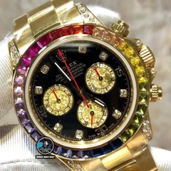 NEW 2020 / BL FACTORY BEST 1:1 / ROLEX DAYTONA OYSTER RAINBOW ROSE GOLD