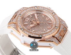 NEW 2022 / MS FACTORY BEST 1:1 / HUBLOT ONE CLICK STEEL DIAMOND 39MM HUB.1270