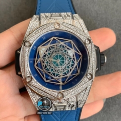 NEW 2020 / HB FACTORY BEST 1:1 / HUBLOT BIG BANG SANG BLEU 45 DIAMOND LIMITED