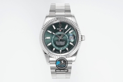 NEW 2023 / ZF FACTORY BEST 1:1 / ROLEX SKY DWELLER 326934 DUAL TIME 42MM CAL.9001