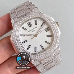 TW FACTORY BEST 1:1 / PATEK PHILIPPE NAUTILUS 5711 FULL DIAMOND