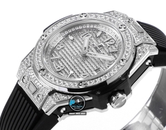NEW 2022 / MS FACTORY BEST 1:1 / HUBLOT ONE CLICK STEEL DIAMOND 39MM HUB.1270