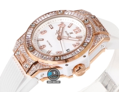 NEW 2022 / MS FACTORY BEST 1:1 / HUBLOT ONE CLICK STEEL DIAMOND 39MM HUB.1270