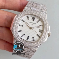 TW FACTORY BEST 1:1 / PATEK PHILIPPE NAUTILUS 5711 FULL DIAMOND