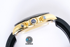 NEW 2021 / EW FACTORY BEST 1:1 / ROLEX DAYTONA OYSTERFLEX GOLD PVD STEEL 904L 7750