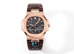 NEW 2023 / GR FACTORY BEST 1:1 / PATEK PHILIPPE NAUTILUS 5724 ROSE GOLD CAL.240PS FULL OPTION