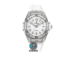 NEW 2022 / MS FACTORY BEST 1:1 / HUBLOT ONE CLICK STEEL DIAMOND 39MM HUB.1270