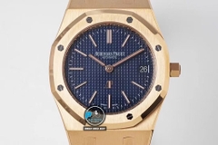 NEW 2021 / ZF FACTORY BEST 1:1 / AP ROYAL OAK EXTRA-THIN 15202OR GOLD 39MM