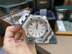 NEW 2021 / ORIGINAL FACTORY BEST 1:1 / AP OFFSHORE 67540 37MM VÀNH 32 VIÊN KIM CƯƠNG THIÊN NHIÊN 2,05 LY