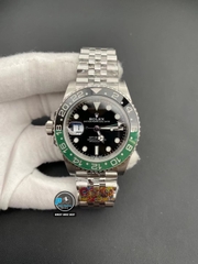 NEW 2022 / CLEAN FACTORY BEST 1:1 / ROLEX GMT MASTER II SPRITE 126720 UNWORN NEW 2022 JULLIBE THÉP 904L CAL.3186