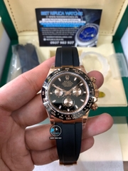NEW 2021 / N FACTORY BEST 1:1 / ROLEX DAYTONA CAL.4130 OYSTERFLEX EVEROSE GOLD VER.4