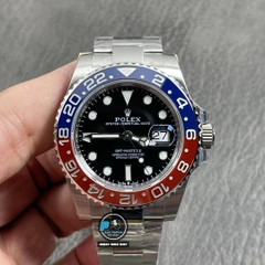 NEW 2021 / GS FACTORY BEST 1:1 / ROLEX GMT MASTER II VER.4 THÉP 904L CAL.3186