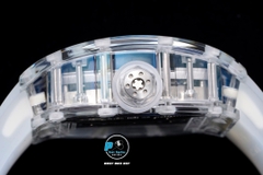 NEW 2021 / RM FACTORY BEST 1:1 / RICHARD MILLER RM 53-02 TOURBILLON SHAPHIRE CRYSTAL LIMITED
