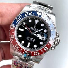 NEW 2021 / CLEAN FACTORY BEST 1:1 / ROLEX GMT MASTER II THÉP 904L CAL.3186