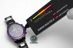 NEW 2022 / N FACTORY BEST 1:1 / ROLEX DAYTONA BLANKEN BLACK DCL DIAMOND RAINBOW CAL.4130
