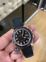 NEW 2020 / N FACTORY BEST 1:1 / ROLEX YACHT MASTER 40 116655 EVEROSE GOLD VER.9