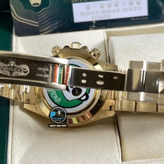 NEW 2022 / BETTER (3K) FACTORY BEST 1:1 / ROLEX DAYTONA OYSTER GREEN GOLD 40 x 12,2MM CAL.4130