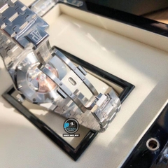 NEW 2021 / ORIGINAL FACTORY BEST 1:1 / AP ROYAL OAK 15400 41MM VÀNH 40 VIÊN KIM CƯƠNG THIÊN NHIÊN 1,7 LY