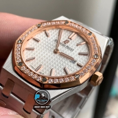 VIP NEW 2020 / ORIGINAL FACTORY BEST 1:1 / AP ROYAL OAK 67651SR LADY GOLD 18K DIAMOND BEZEL
