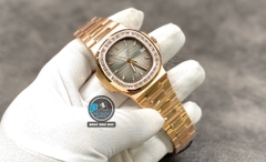 NEW 2020 / PPF FACTORY BEST 1:1 / PATEK PHILIPPE NAUTILUS 5711 VER.4 DIAMOND BAGUETTE