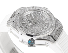 NEW 2022 / MS FACTORY BEST 1:1 / HUBLOT ONE CLICK STEEL DIAMOND 39MM HUB.1270