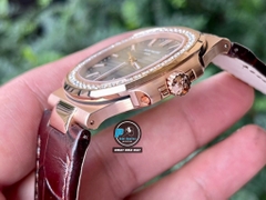 VIP NEW 2021 / ORIGINAL FACTORY BEST 1:1 / PATEK PHILIPPE NAUTILUS 5711/1R 40MM VÀNG HỒNG 18K. VÀNG KIM CƯƠNG THIÊN NHIÊN