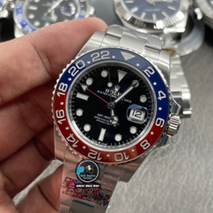 NEW 2021 / CLEAN FACTORY BEST 1:1 / ROLEX GMT MASTER II PESSI THÉP 904L CAL.3186