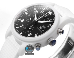 NEW 2023 / TW FACTORY BEST 1:1 / IWC PILOT’S CHRONOGRAPH TOP GUN EDITION “LAKE TAHOE” IW389105 44.5 x 15MM